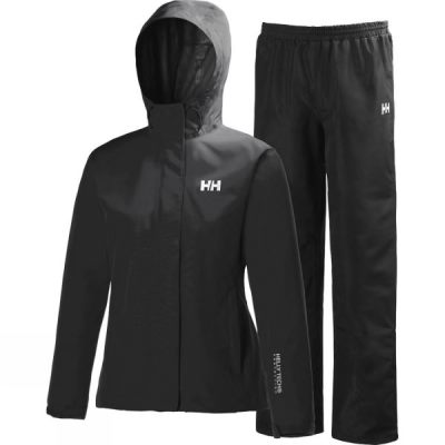 Impermeable Helly Hansen Portland Mujer - Negras - Chile VBH054216